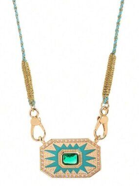 GreenPendant NecklaceN1041